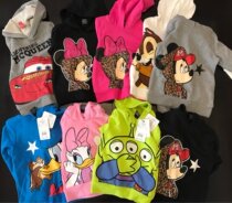 Japanese autumn and winter new children Minnie Donald Duck boys and girls hooded sweater parent-child jacket