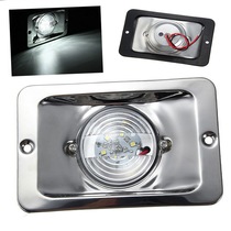 Stainless steel beam boat light navigation light waterproof marine navigation light 12v White LED square boat tail light