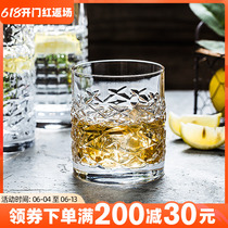 Import Luigi Creative Lead-free Crystal Whisky Cup Home Personality Foreign Wine Glass Beer Glass Juice Cups