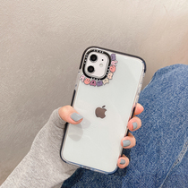 Simple bear for iphone11pro mobile phone case promax Apple x transparent shell xr all-inclusive xs anti-drop max personality xsmax fun iphonex net