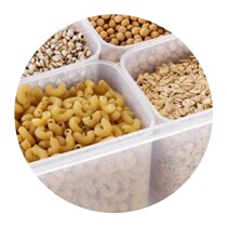 Net Red Ice Powder Ingredients Combined Container Transparent Ice W Powder Store Seasoning Box Plastic Transparent Pendulum Stall Commercial Sub