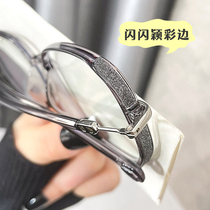 Ultra light retro big frame myopia glasses womens net can be equipped with degree decoration makeup artifact big face thin astigmatism