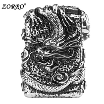 zorro zorro kerosene lighter armor Dragon Dragon personality men retro windproof domestic lighter