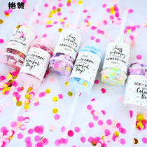 Promote the wedding ceremony wedding celebration with small gift paper crumb creative party decoration props