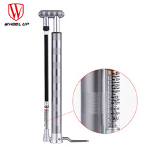 Wheelup mini portable inflator bike floor type mountain road car high pressure air pressure meter inflatable cylinder