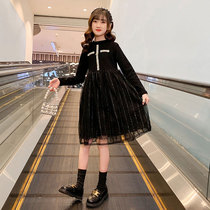 Girl Lian Dress Spring Dress Long Sleeves 2022 New Ocean Qi Girl Great Boy Spring Autumn Princess Dress Children Dress Dresses