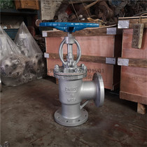 J42H-16C cast steel angle globe valve angle flange globe valve high temperature steam right angle flange globe valve