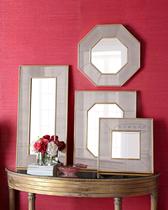 European and American dining side decorative mirror creative background wall wall mirror makeup mirror dressing mirror wearing mirror wall art mirror custom