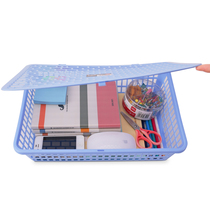 Del 924 document basket simple fashion voucher basket A4 storage frame official document collection basket documents plastic basket financial belt cover storage frame Bill frame material frame with cover