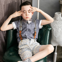 Leven Jubilee Dalian City B Class Xia Tong light thin short sleeve shirt handsome qi Fashion casual thin pure cotton lining clothes