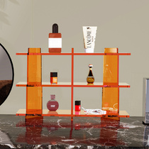Cosmetic Shelving Dresser minimalist containing box Desktop finishing anti-dust washroom acrylic containing shelf