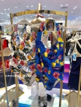 Hua Geer color sexy hollow back gathered on the back to support the conjoined body bag hip swimsuit WZ1019 domestic