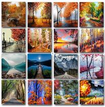 Scenery Acrylic Paint By Numbers Set Oil Painting