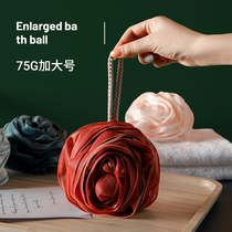 Rose bath ball Bath flower Japanese cute bubble bath ball super soft large non-loose ball high grade flower bath bath bath bath