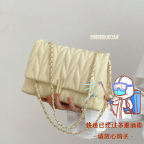 France Cone Koery genuine leather bag for women 2022 new wave net red explosive small bag fashion sloped small square bag
