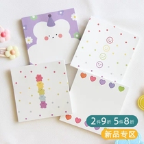 Ya Feng small Flower Candy bear note paper creative stationery notes cute cartoon note book can be torn and sticky.