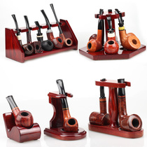 New cigarette holder rosewood pipe holder solid wood pipe holder smoking set pipe accessories for men