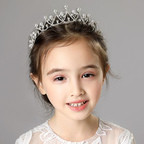 Girls Performance Costume Accessories Headdress Children Princess Dress Dress Crown Flower girl Wedding wedding dress Little crown woman