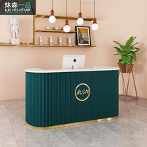  Simple modern cashier Beauty salon Light luxury small shop Nail clothing store Bar commercial front desk reception desk