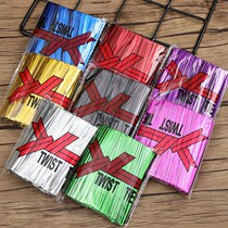  Bread bag sealing tie wire Metal tie wire sealing tie tape Packaging bag sealing rope Gift tie line strapping gold