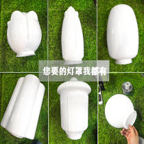 Lampshade outdoor waterproof landscape courtyard wall lamp plastic shaped acrylic non-broken spherical Chinese lamp cover