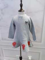 Attachments tide brand milibam rice grain class air cotton dress girl baby spring autumn winter cute skirt