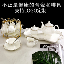 High end bone china gilt coffee cup set Coffee Cup European small luxury afternoon tea cup coffee cup ins ceramics