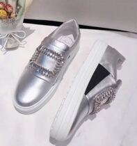 roger vivier silver sneakers domestic spot