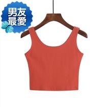 Vest women wear Joker cute short K suit inside bottoming ladies outside thin short sleeve Korean version