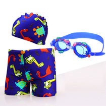 New baby swimming trunks for boys flat corner split swimsuit children small middle and Big Boy boys seaside to learn swimming trunks quick-drying