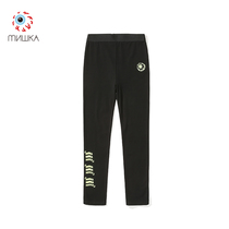 Mishka big eye ball Tide brand 2021 autumn winter women print stretch leggings trousers