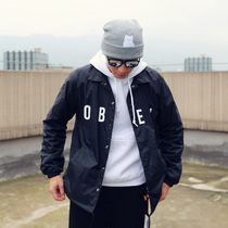 OBEY American Tide Brand QUALITY DISSENT Casual Loose Couple Coach Jacket