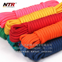 Netel outdoor camping tent rope Auxiliary rope Binding rope Rainbow net rope Braided rope