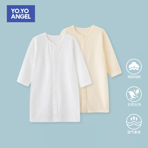 Child Sleepwear Spring Autumn Season Pure Cotton Baby Sleepwear Thin boy girl bathrobes Sleeping Skirt Long baby Home Baby Home Clothing