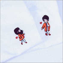 T-shirt clothes cross stitch small pieces 2020 new embroidery self embroidery handmade 2019 couple series love wedding thorn