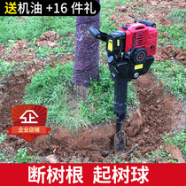 Gasoline tree digger tree digger transplanting machine tree transplanting machine tree seedling seedling raising machine soil ball tree digging pit machine gasoline pick