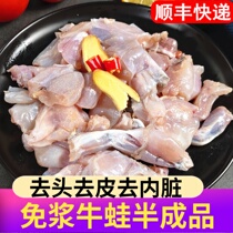 Non-pulp Bullfrog semi-finished commercial boiled bullfrog fresh frozen dry pot spicy pickled pepper spicy field chicken ingredients