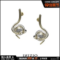 INIZIO Leisu Etherealize Spiritualized series earrings natural crystal gilded exquisite earrings