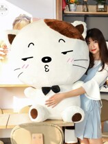 Cute kitty plush toy large doll sleeping bed small holding pillow paparazzi puppet doll birthday present girl