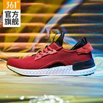 361 mens shoes sneakers autumn new non-slip knitted mesh shoes breathable lightweight student casual shoes men