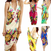 19 Women Bathing Suit Strap Beach Dress Sarong Wrap Cover Up