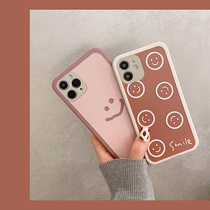 Japan-ROK Wind laughs apply iphone12promax mobile phone shell 11pro Apple x full package xr anti-fall xslovers max net red xsmax personality 8plus genesis