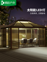 Outdoor gazebo Aluminum alloy sun room Awning Garden tent Courtyard Villa Wooden house pavilion Assembly small house