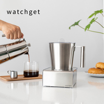 watchget electric milk foaming machine household coffee milk Brewer hot and cold milk cover automatic delivery milk foam machine