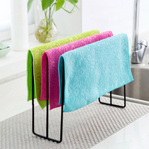 Punch-free toilet towel rack adhesive hook bath towel rack bathroom rack single pole towel bar toilet wall wall rack