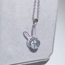 Baby hair pendant sterling silver breast milk necklace pig year fetal hair pendant Baby Full Moon year memorial diy