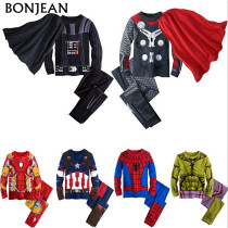 2019 Spring kids pajamas clothes for boys Hulk superhero