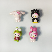 Over 49 yuan (clearance benefit) KT turned into a jade laurel dog Melody cool penguin big-eyed frog figure 5cm