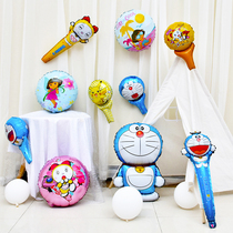 Doxa A dream aluminum film Balloon Dora with Mepikachu Handheld Balloon Percussion Baton baton Cat Cartoon Balloons