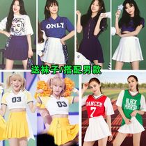 Cheerleading performance clothing Games opening class uniform Han female group the same football baby lesbian uniform costumes